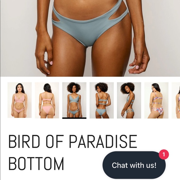 NWT Fleur Swim BIRD OF PARADISE BOTTOM in Aztec - Picture 4 of 6